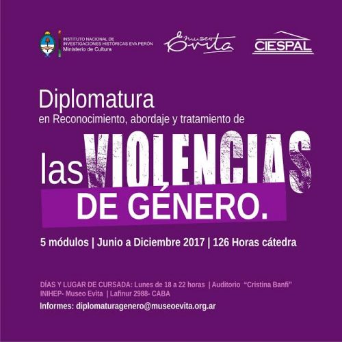 Diplomatura en Reconocimiento, abordaje y tratamiento de las violencias de género