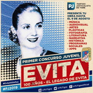 Primer Concurso Juvenil “100 Años Evita” – PJ TIGRE